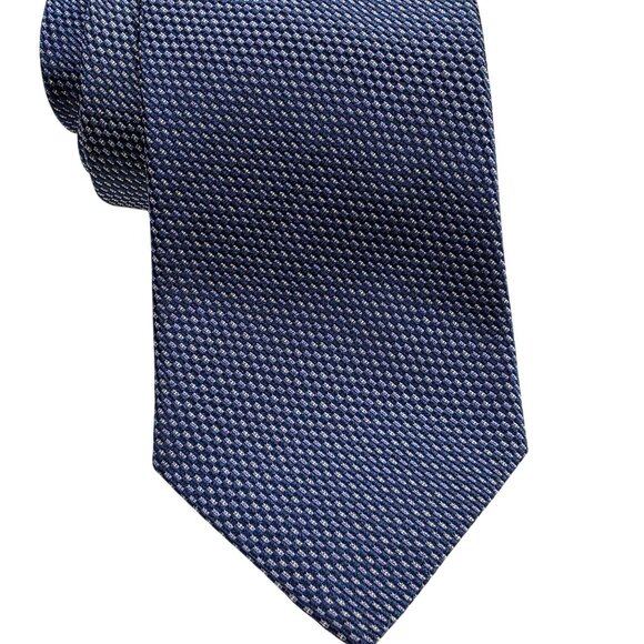 Robert Talbott Estate Luxury Designer Hand Sewn Silk Blue Mens Necktie Tie 4" - Picture 3 of 9